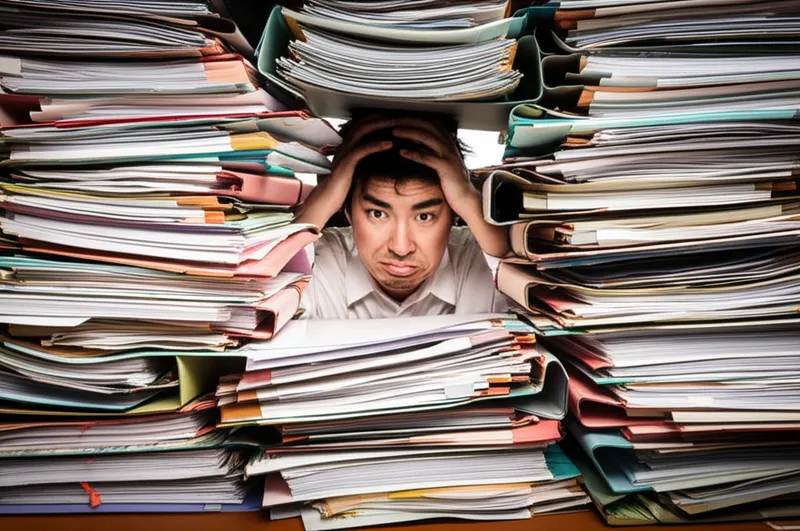 建設現場で資材を扱う作業員