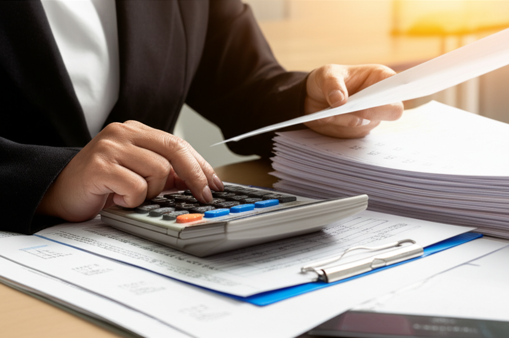 配送トラックの運行風景