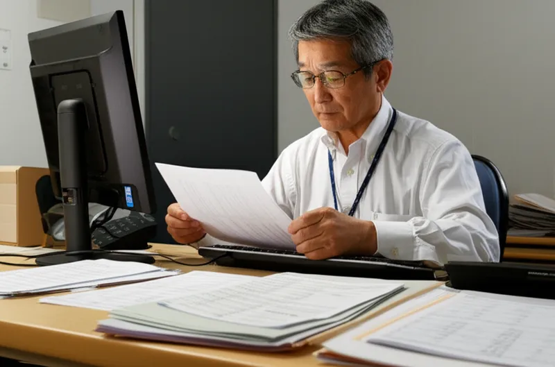 工場で作業する女性スタッフ